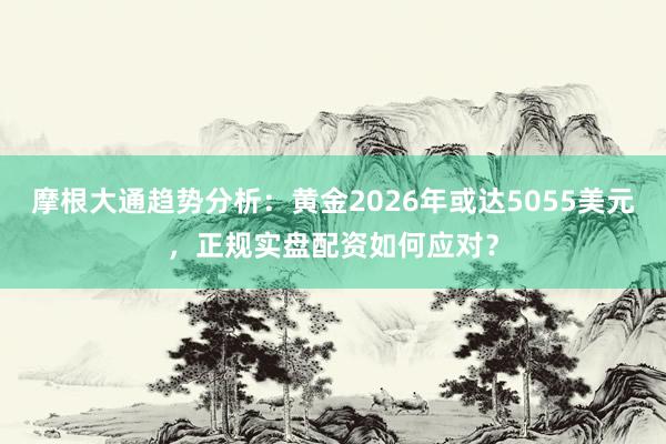 摩根大通趋势分析：黄金2026年或达5055美元，正规实盘配资如何应对？